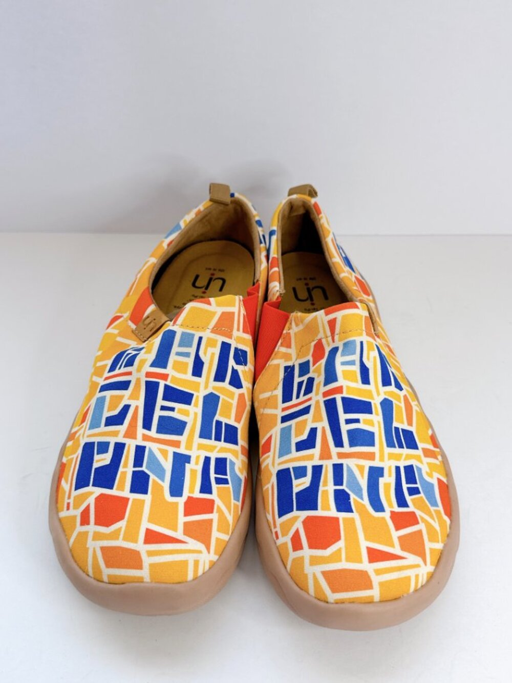 Women’s Size 8 UIN Barcelona Code Yellow Slip-On Shoes Casual Comfort Flats